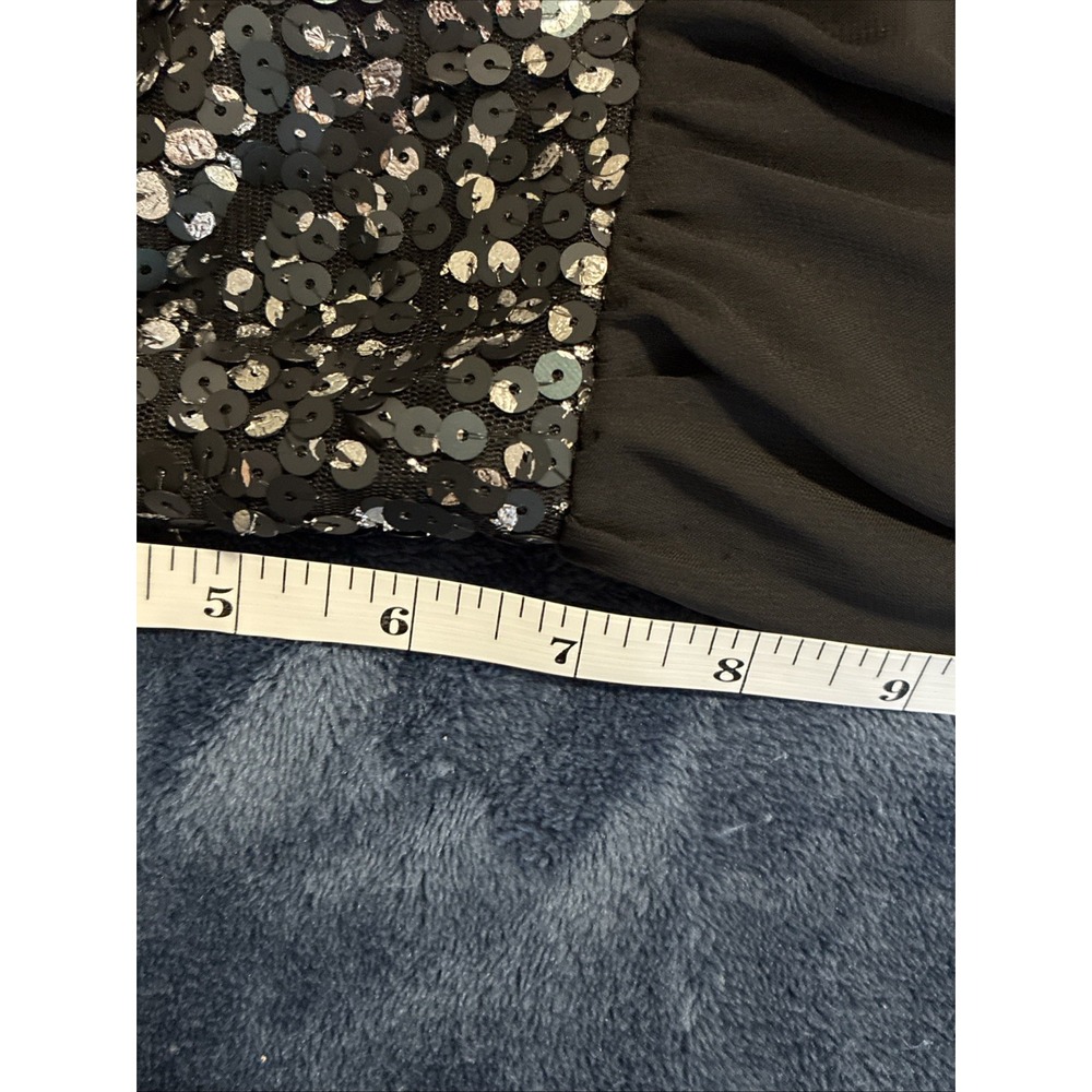 Hailey Logan by Adrianna Papell Dress with Sequins and Cutouts Size 7/8 - Picture 12 of 13